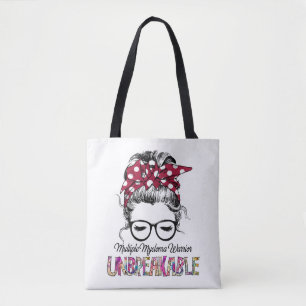 Multiple Myeloma Awareness Ribbon Support Gifts Tote Bag