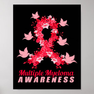 Multiple Myeloma Awareness Support Birds  Poster