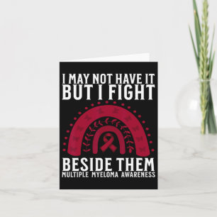Multiple Myeloma Awareness Support Blood Cancer Aw Card
