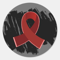 Multiple Myeloma Burgundy Ribbon With Scribble
