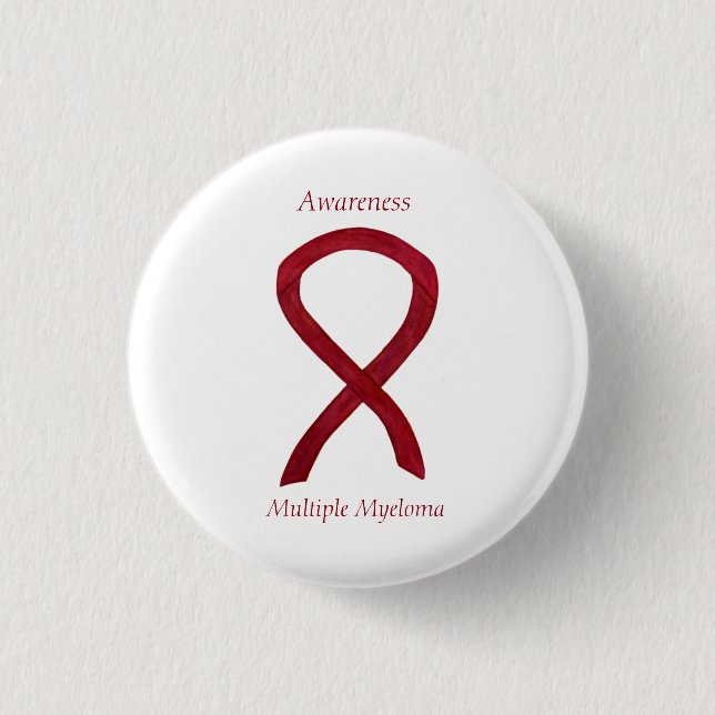 Multiple Myeloma Cancer Awareness Ribbon Pin (Front)