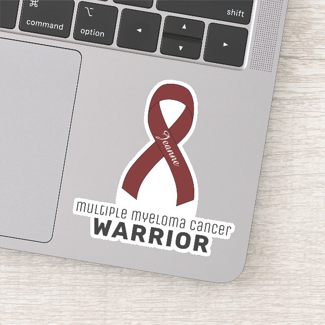 Multiple Myeloma Cancer Vinyl Sticker (Detail)