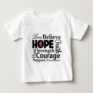 Multiple Myeloma Collage of Hope Baby T-Shirt