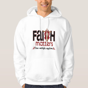 Multiple Myeloma Faith Matters Cross 1 Hoodie