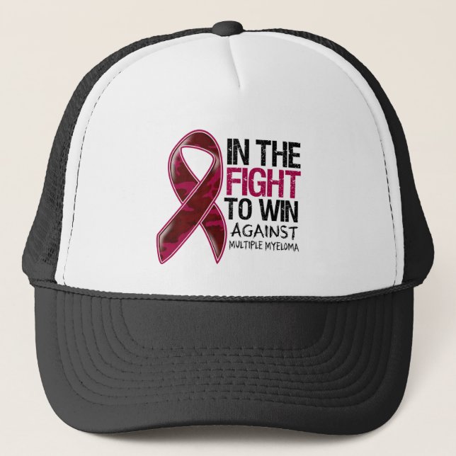 Multiple Myeloma - Fight To Win Trucker Hat (Front)