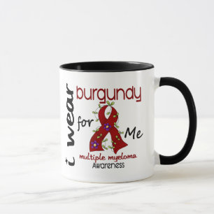 Multiple Myeloma I WEAR BURGUNDY FOR ME 43 Mug