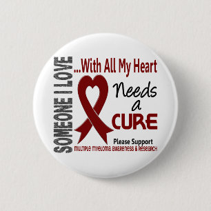 Multiple Myeloma Needs A Cure 3 2 Inch Round Button