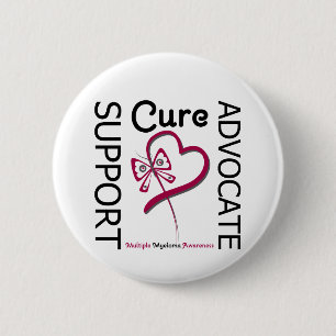 Multiple Myeloma Support Advocate Cure 2 Inch Round Button