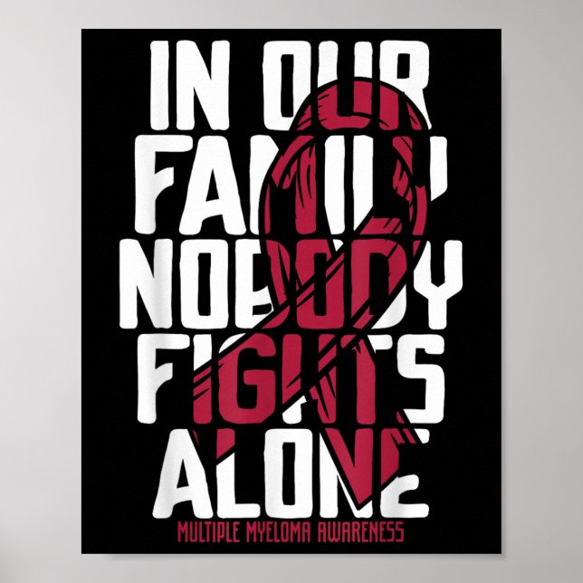Multiple Myeloma Support Family Multiple Myeloma A Poster (Front)
