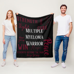 Multiple Myeloma Warrior blanket