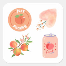 Multiple Peach Sticker Pack