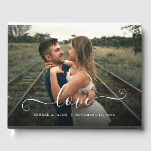 Multiple Photo Collage Wedding Guest Book