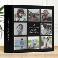 Multiple Photo Family Name Collage Memory Album