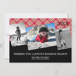 Multiple Photos Christmas Card