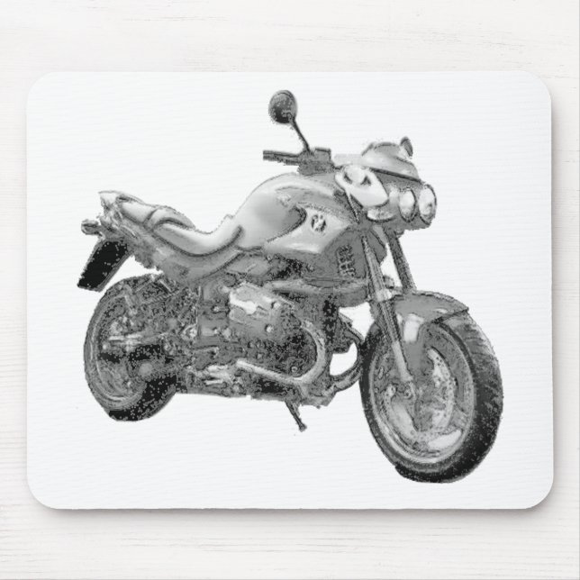 (Multiple products selected) Motorcycle Mouse Pad (Front)