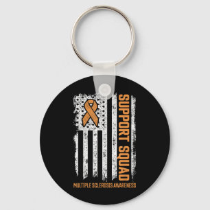 Multiple Sclerosi Support Squad Multiple Sclerosis Keychain