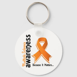 Multiple Sclerosis Awareness 5 Keychain