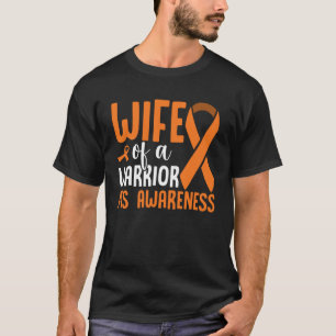 Multiple Sclerosis Awareness Aunt Of A Warrior MS  T-Shirt