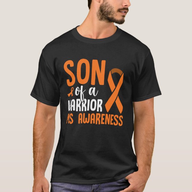 Multiple Sclerosis Awareness Daughter Of A Warrior T-Shirt (Front)