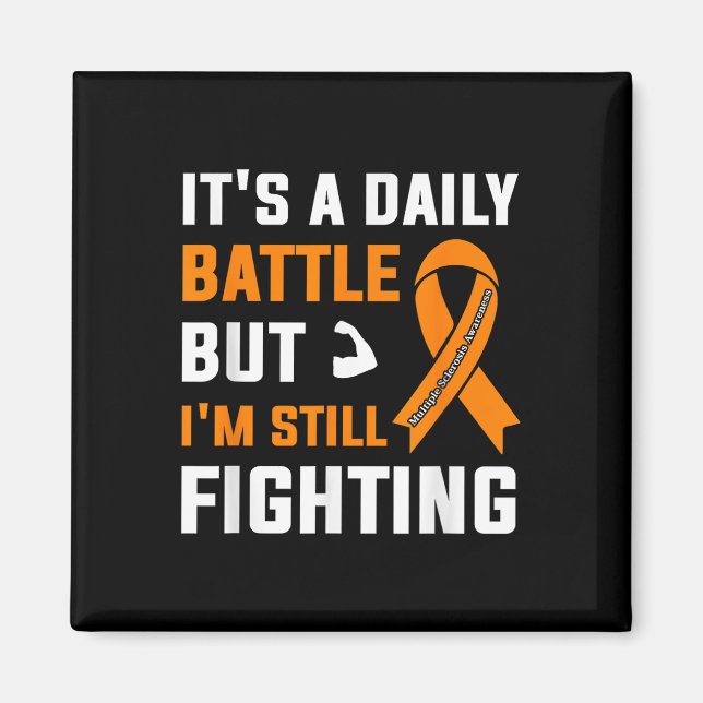 Multiple Sclerosis Awareness Disease 2025 Ms Warri Magnet (Front)