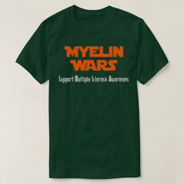 Multiple Sclerosis Awareness Gift idea for Support T-Shirt (Design Front)