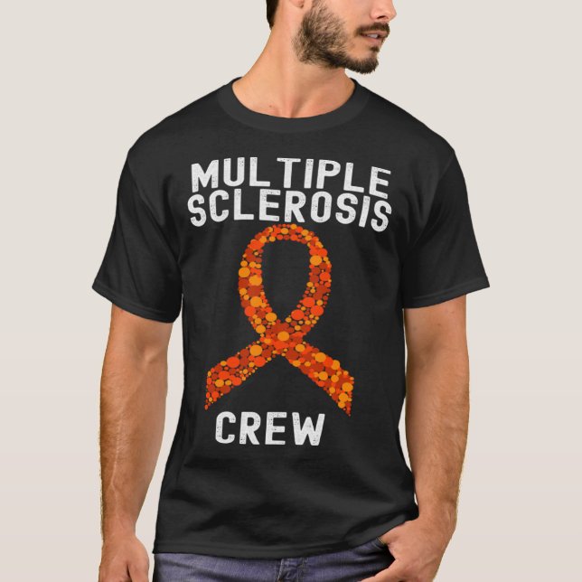 Multiple Sclerosis Awareness  Group Quotes Family T-Shirt (Front)