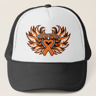 Multiple Sclerosis Awareness Heart Wings.png Trucker Hat