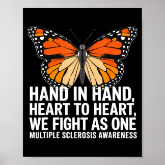 Multiple Sclerosis Awareness Month We Fight As One Poster