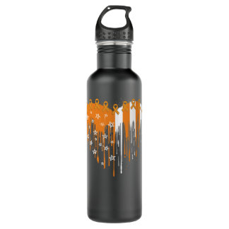 Multiple Sclerosis Awareness MS Leukaemia Heart Pa 710 Ml Water Bottle