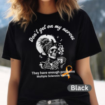 Multiple Sclerosis Awareness, MS warrior tee, 