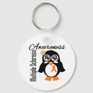Multiple Sclerosis Awareness Penguin Keychain