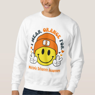 Multiple Sclerosis Awareness Ribbon Support Gifts Sweatshirt