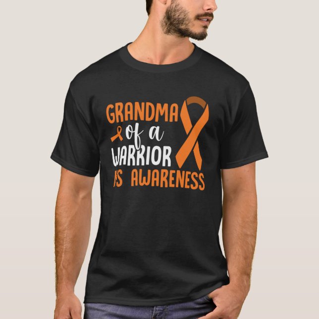 Multiple Sclerosis Awareness Sister Of A Warrior M T-Shirt (Front)
