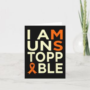 Multiple Sclerosis Awareness Support Graphic  Card
