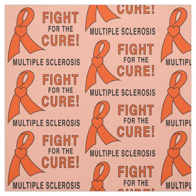 Multiple Sclerosis: Fight for the Cure! Fabric (Swatch)