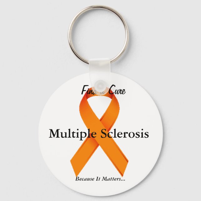 Multiple Sclerosis Keychain (Front)