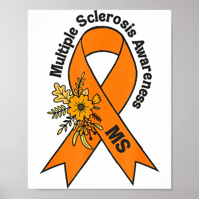 Multiple Sclerosis Ms Awareness Multiple Sclerosis Poster (Front)