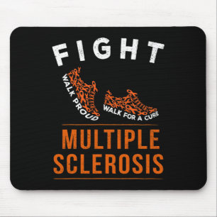 Multiple Sclerosis Ms Awareness Warrior Ribbon 1  Mouse Pad