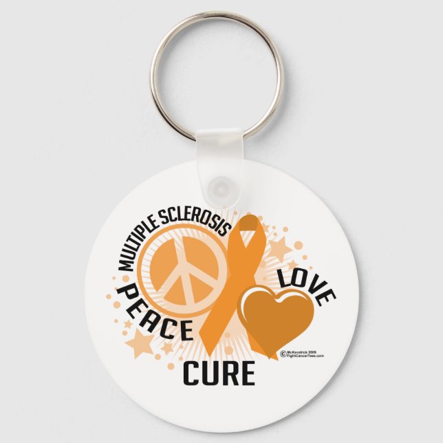 Multiple Sclerosis PLC Keychain (Front)