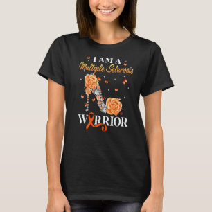 Multiple Sclerosis Warrior  Diamond High Heel Flow T-Shirt
