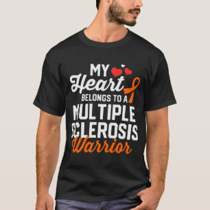Multiple Sclerosis Warrior Survivor Support Awaren T-Shirt