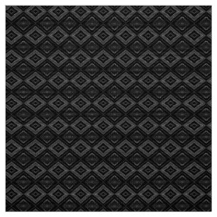Multiple Shades of Grey Diamonds Pattern Fabric