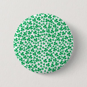 Multiple Shamrocks 2 Inch Round Button