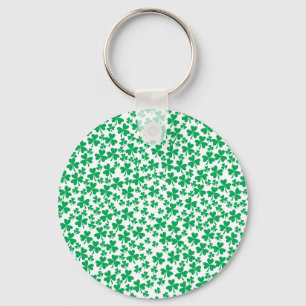 Multiple Shamrocks Keychain