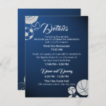 Multiple Sports Bar Mitzvah Details and Info