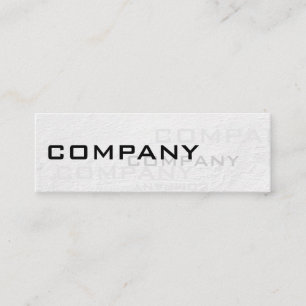 Multiples / White Texture Mini Business Card