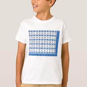 Multiplication Tables Upside down 4 easy reference T-Shirt