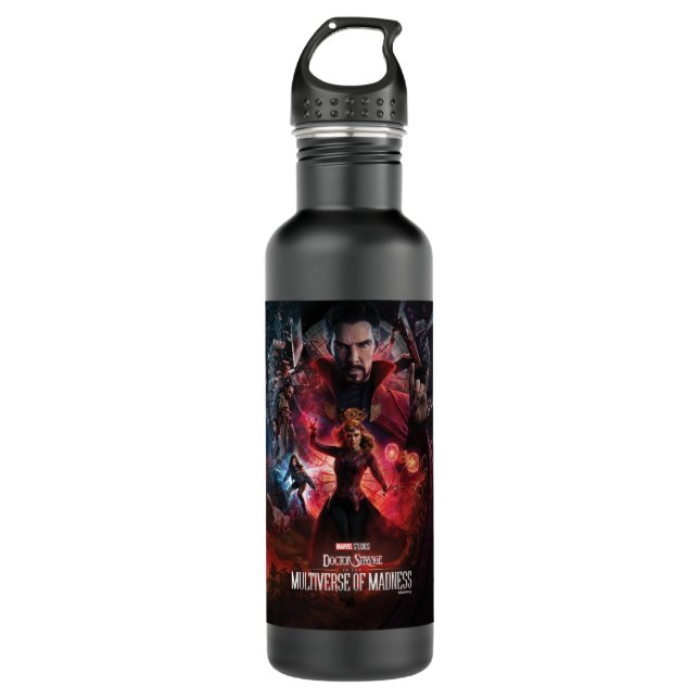 Multiverse of Madness Alternate Theatrical Poster 710 Ml Water Bottle (Front)