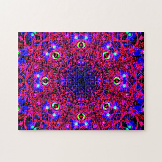 Multiverse Reality | Relaxation Mandala Jigsaw Puzzle (Horizontal)