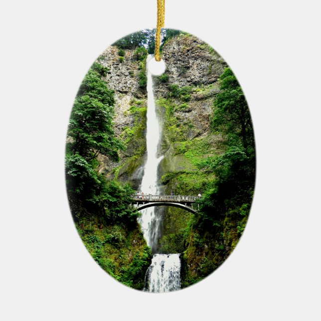 Multnomah Ceramic Ornament (Front)